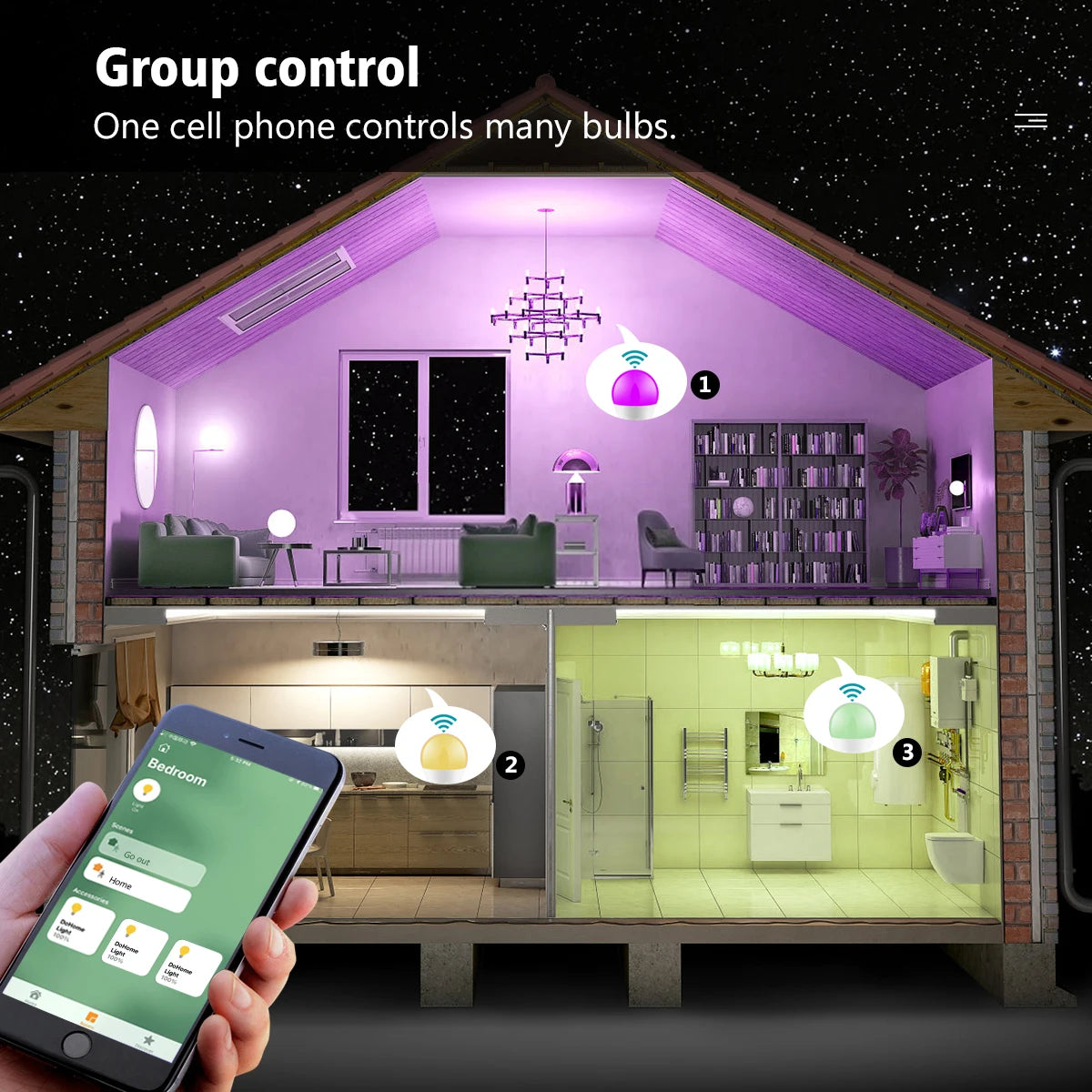 SmartGlow MFI Certified LED Wi-Fi Light Bulb