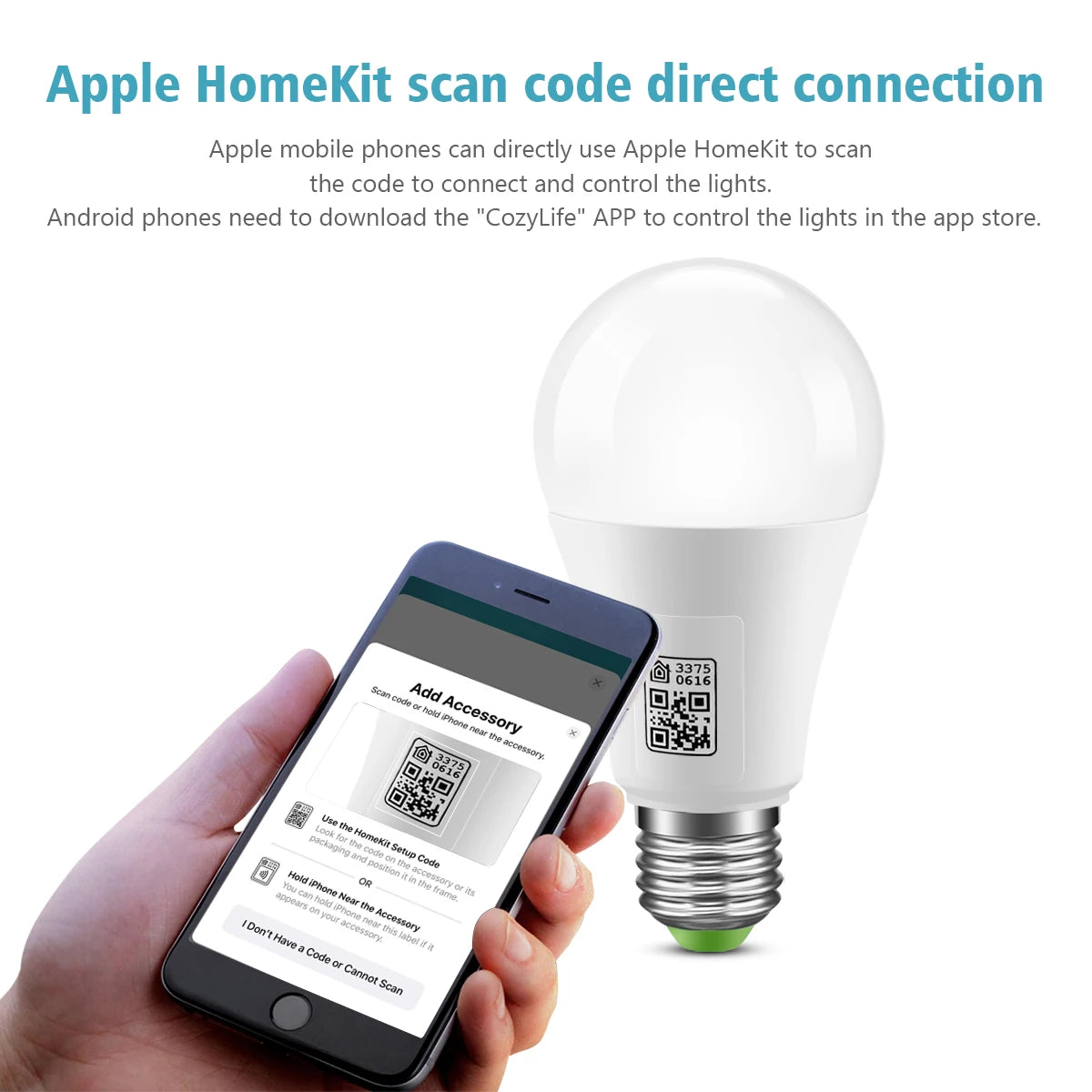 SmartGlow MFI Certified LED Wi-Fi Light Bulb