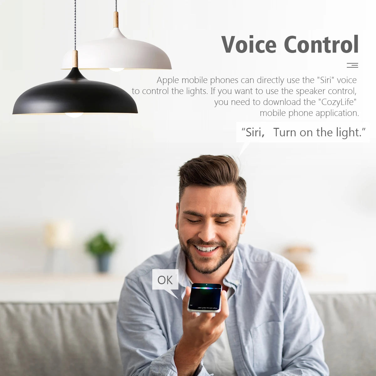 SmartGlow MFI Certified LED Wi-Fi Light Bulb