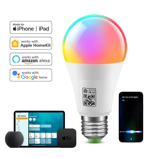 SmartGlow MFI Certified LED Wi-Fi Light Bulb
