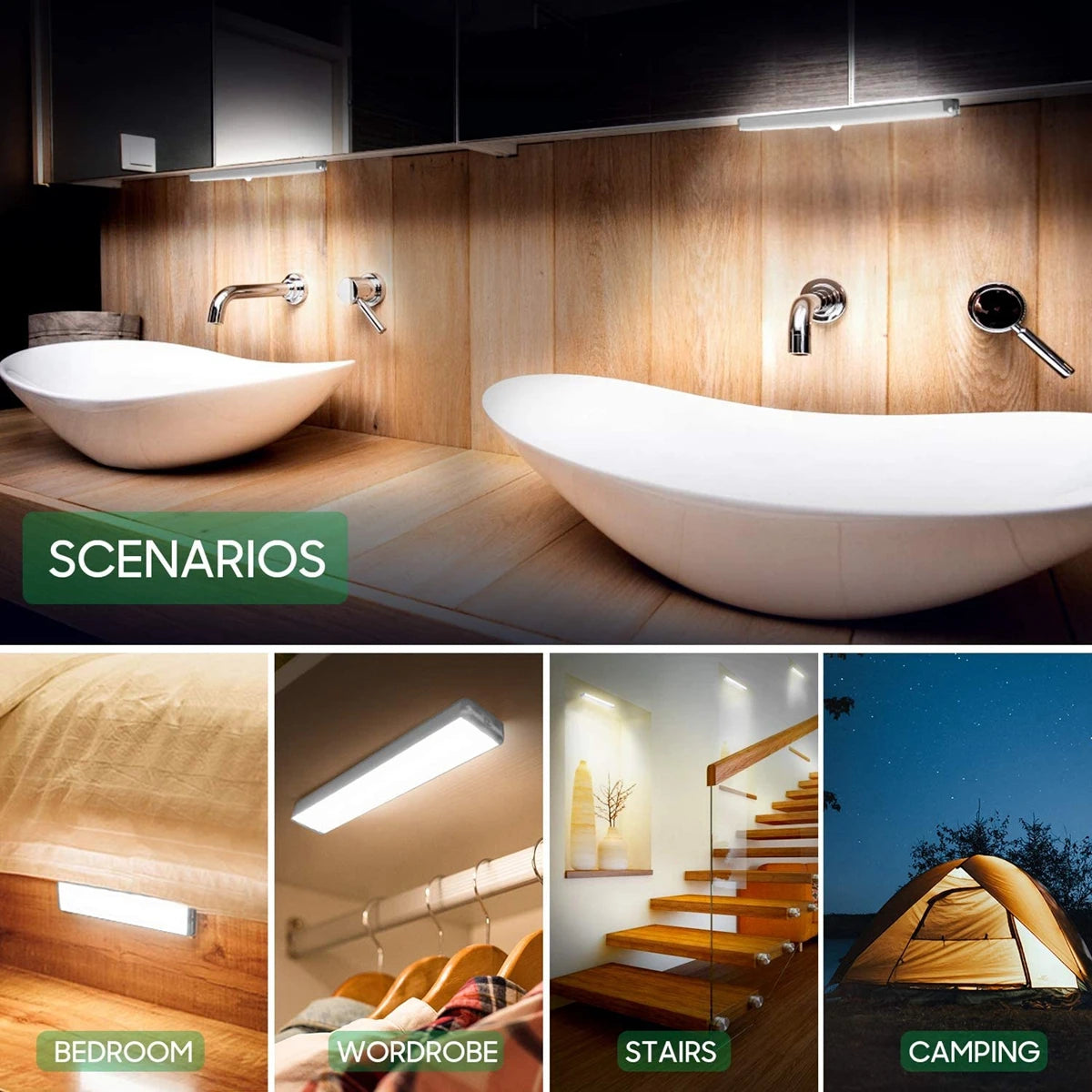 GlowGuard Motion-Activated Closet Light